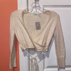 NWT Kimchi Blue Wrap Crop Top